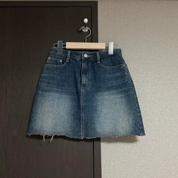 [BUNJANG] ModiFit Built-in Skirt Pants Denim Deep Blue M / [M]모디핏 데님 속바지 내장 스커트 팬츠/딥블루