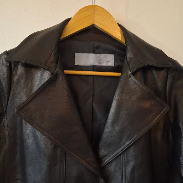 [BUNJANG] Gcut Women's Lambskin Leather Jacket Size 55 / 지컷 Gcut 여성 양가죽자켓 85-93-160(55)사이즈