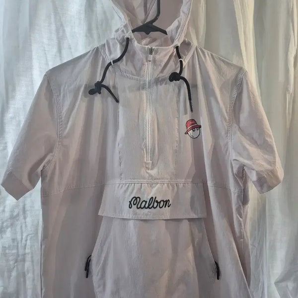 [BUNJANG] Malbon Golf Lightweight Anorak Short Sleeve Top M / 말본 골프 아노락 반팔 초경량 절품 상의M