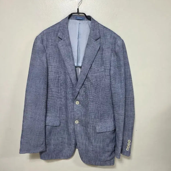 [BUNJANG] EDITION Men's Blue Check Jacket / 에디션  남성용 재킷 블루체크.260702