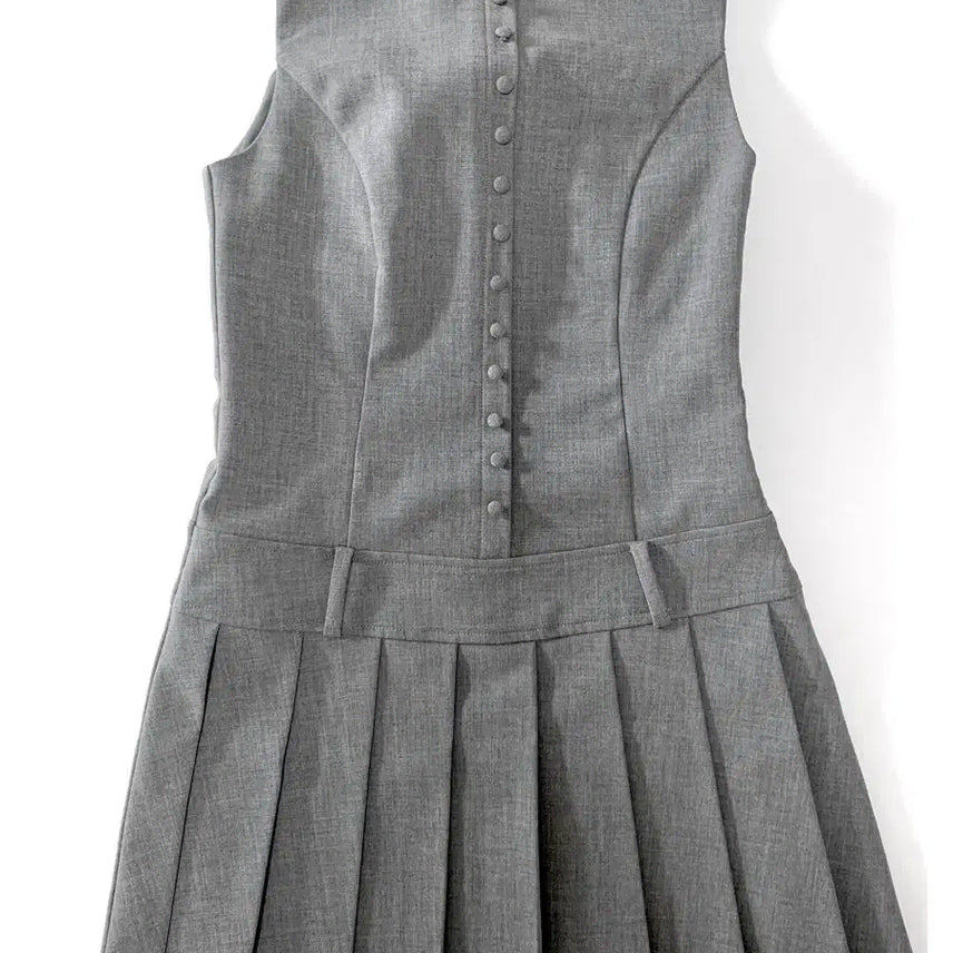 [BUNJANG] H&M Pleated Skirt Strap Dress / 새상품 H&M 플리츠 스커트 스트랩 드레스