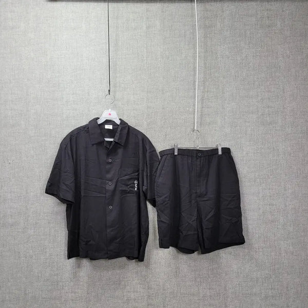 [BUNJANG] Black Shirt Setup 95 / ㄹ150 블랙 셔츠 셋업 95