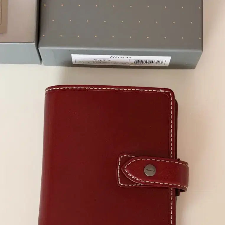 [BUNJANG] Filofax Malden A7 Burgundy Diary / 파일로팩스 몰든 A7 버건디