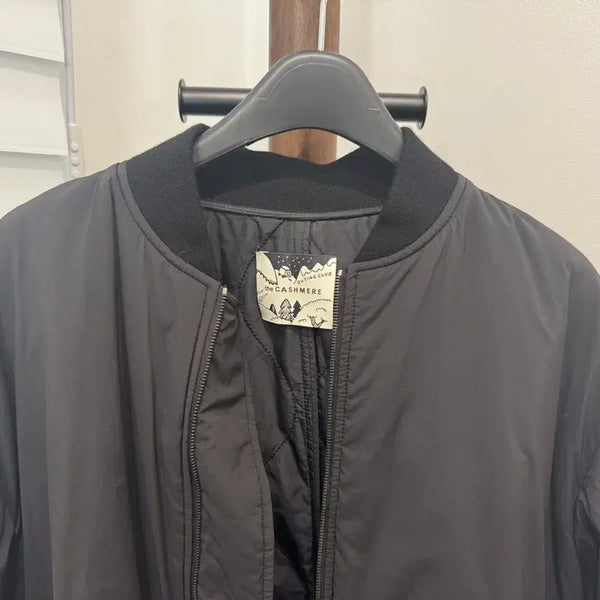 [BUNJANG] The Cashmere Outdoor Club Padded Blouson Black / 더캐시미어 아웃도어 클럽 패딩 블루종