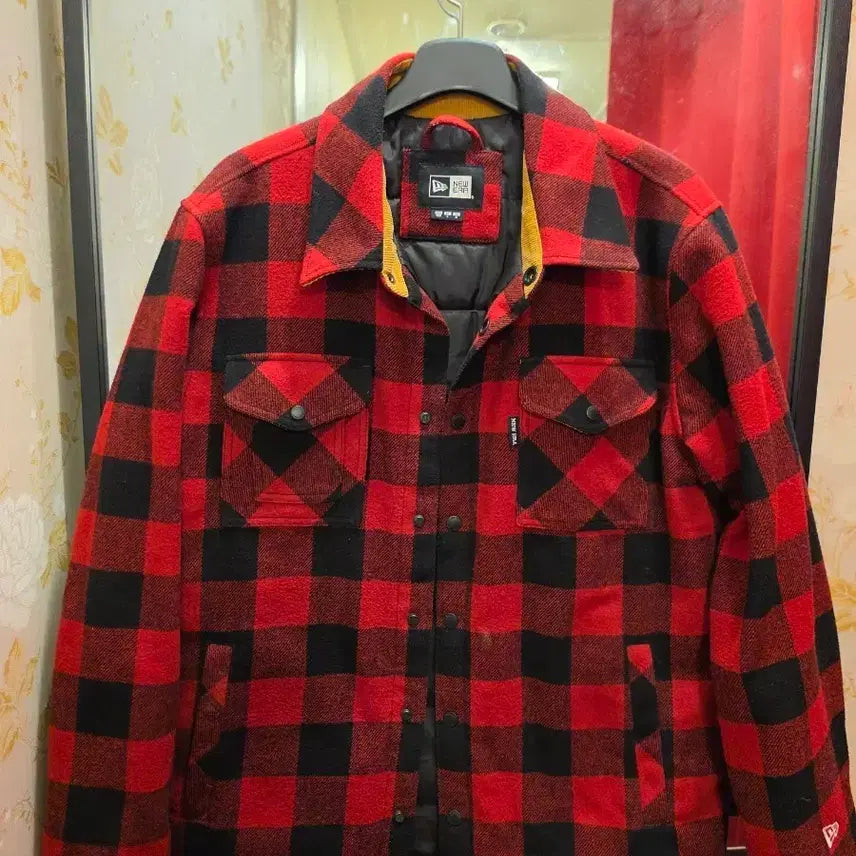 [BUNJANG] New Era Tartan Check Shirt Jacket L / 7/36 뉴에라 Newera 타탄체크 셔츠 자켓L