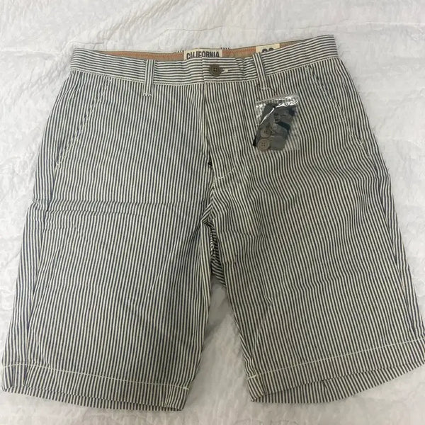 [BUNJANG] WhoAU Striped Shorts (Size 30) / 후아유 스트라이프 반바지 (30)
