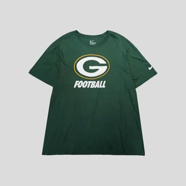 [BUNJANG] Nike x NFL Green Bay Packers Team Logo Cotton T-Shirt XXL / 나이키 X NFL 엔에프엘 그린 그린베이 패커스 팀 로고 코튼 반팔 티셔