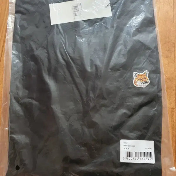 [BUNJANG] Maison Kitsuné Fox Logo Short Sleeve T-Shirt Black XL / 메종키츠네 반팔티 블랙 XL