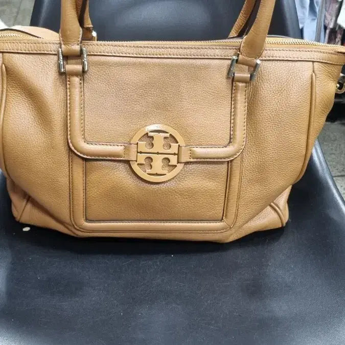 [BUNJANG] Tory Burch Leather Tote Bag Convertible Crossbody / 토리버치 가죽 토드겸 크로스 가방