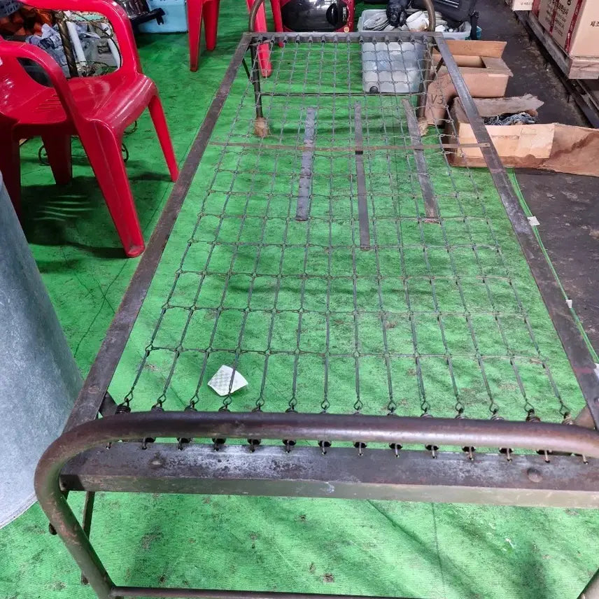 [BUNJANG] Vintage Military Field Bed / 빈티지 근대사 야전 침대 입니다