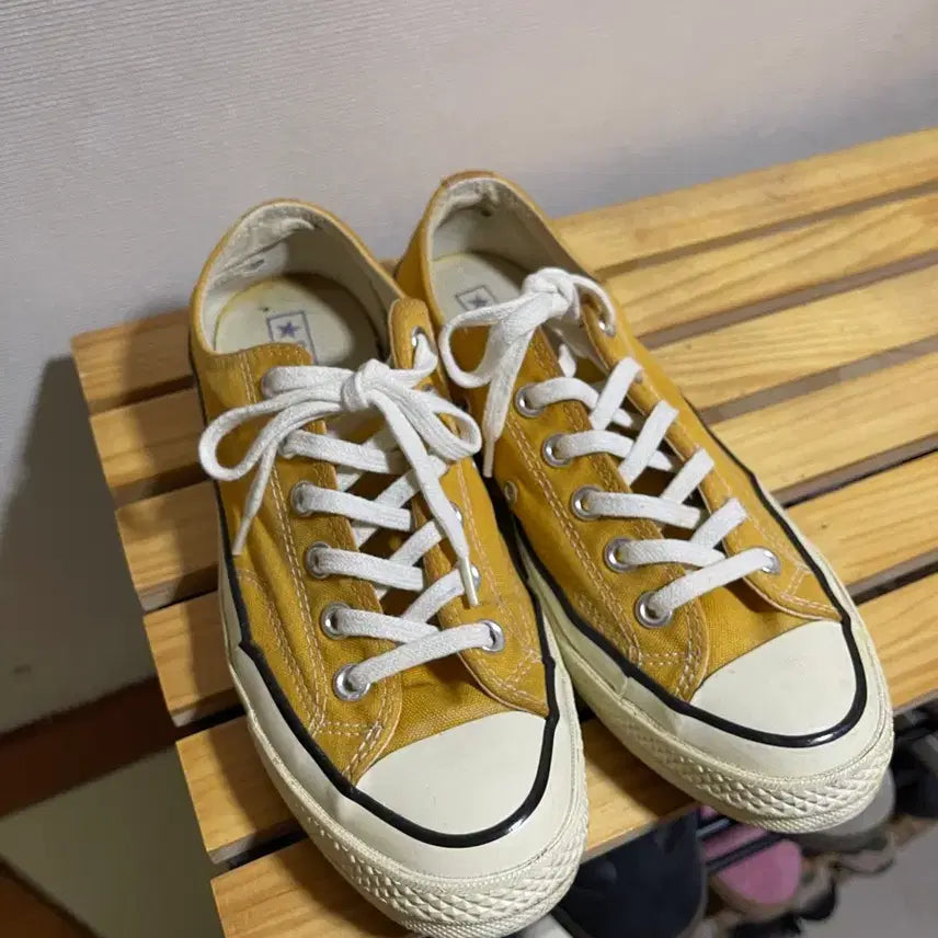 [BUNJANG] Converse Chuck 70 Low Mustard / [컨버스] 컨버스 척 70 로우 머스타드 245