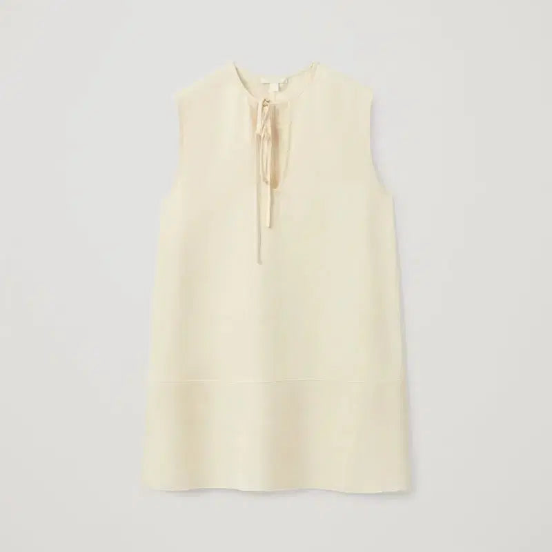[BUNJANG] COS Tie Neck Top Cream Size 32 / cos 타이 넥 탑 32 크림