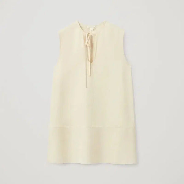 [BUNJANG] COS Tie Neck Top Cream Size 32 / cos 타이 넥 탑 32 크림