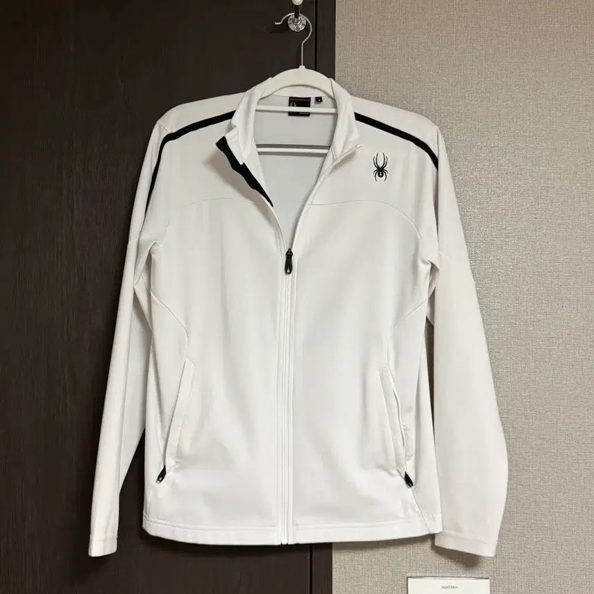 [BUNJANG] Spyder White Track Zip-Up Jacket (Women's M) / [M]스파이더 화이트 트랙 집업/상태 좋음