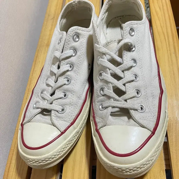[BUNJANG] Converse Chuck 70 Ivory Canvas Sneakers (250) / [컨버스] 아이보리 캔버스 척70 스니커즈 250