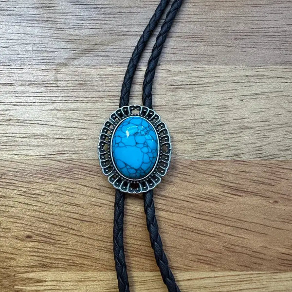 [BUNJANG] Bolo Tie Turquoise Pendant - Small Size (Women's) / 볼로 넥타이 터키석 펜던트(새상품)-스몰사이즈(여성용)