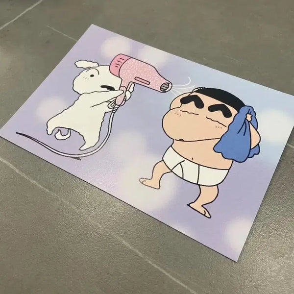[BUNJANG] Crayon Shin-chan Postcard Set / 엽서) 짱구 엽서