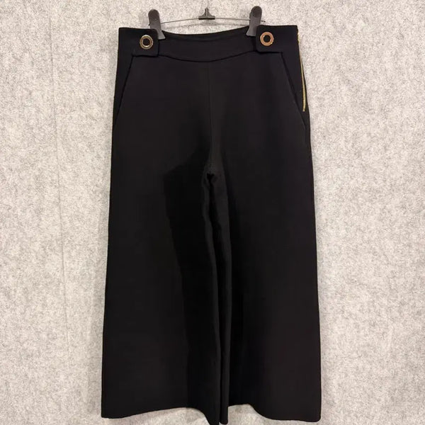 [BUNJANG] Hansem Wide-Leg Pants Black / 버드 / 한섬 와이드팬츠 67-98/ 추동