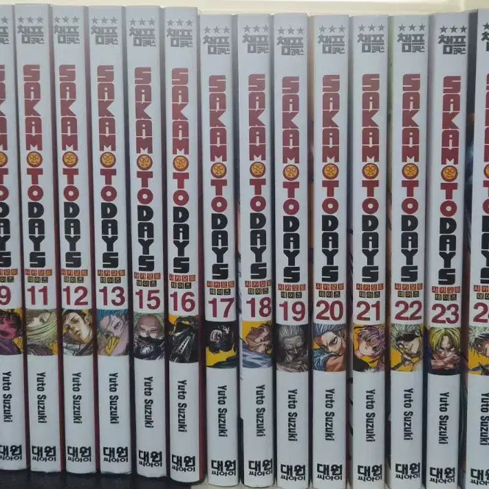 [BUNJANG] Sakamoto Days Manga Volume 1-2, 5-9, 11-13, 17 Bundle / 사카모토 데이즈 사카데이 단행본 만화책 16권 일괄