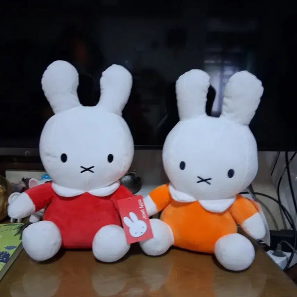 [BUNJANG] Miffy Plush Toy Set (Red/Orange, 38cm) / 미피 봉제 인형 빨강/주황 /38센티/2개일괄(무료배송)