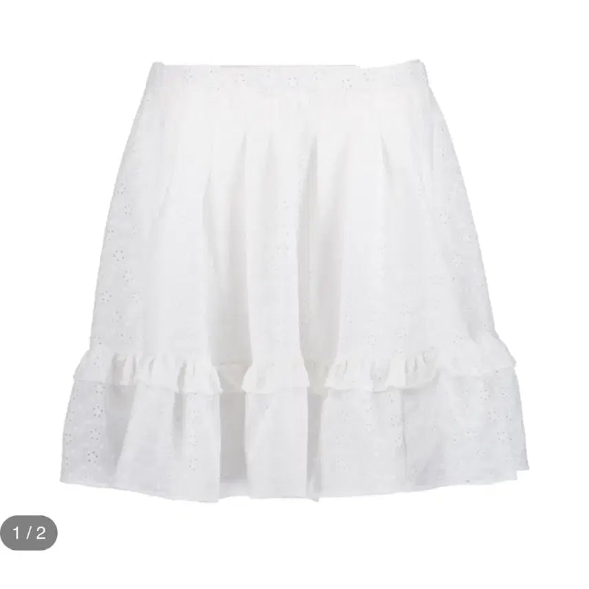 [BUNJANG] Shalom Club Dory Skirt White / 샬롬클럽 도리 스커트 화이트
