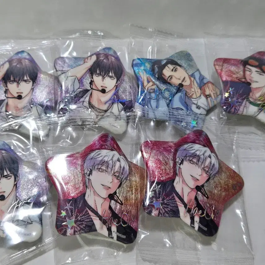 [BUNJANG] Sparkles Reshi Signature Popup Can Badge Bundle Set (Fantasy of Love, Your Move, Backlight) / 스파클즈 레진시그 팝업 캔뱃지 일괄양도(사랑은환상 이사너 백라이트)