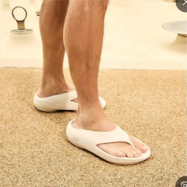 [BUNJANG] OOFOS Original Plus Flip Flops White 250 / 우포스 오리지널 플러스 쪼리 화이트  250