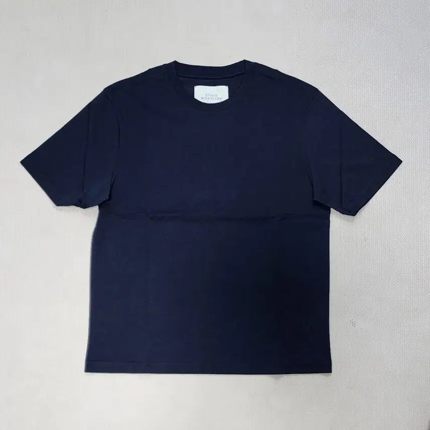 [BUNJANG] Studio Nicholson Bric 373 T-Shirt Navy M / 스튜디오니콜슨 브릭373 티셔츠 네이비 M