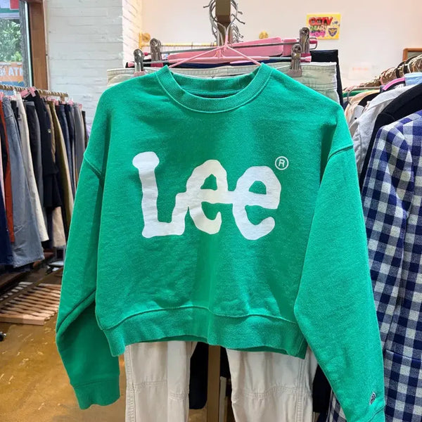 [BUNJANG] Lee Sweatshirt Green / Lee 리 맨투맨 그린