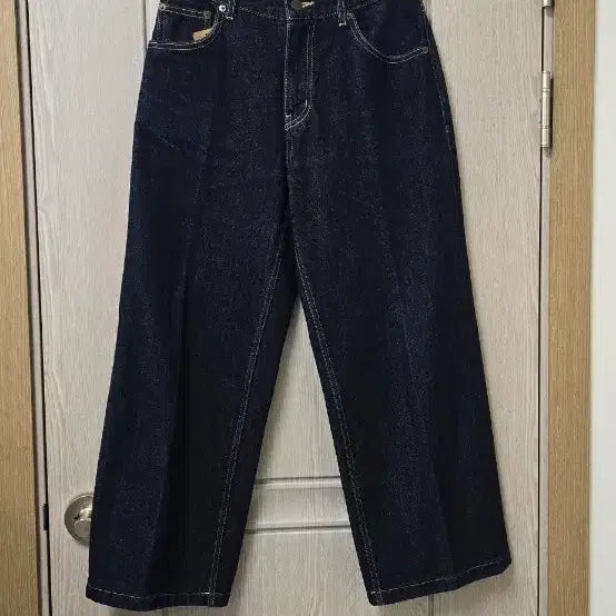 [BUNJANG] Modnine Raw Denim Wide Leg Pants Size S55 / [S.55]모드나인 MOD.9 생지 와이드 데님 팬츠 / 상태좋음