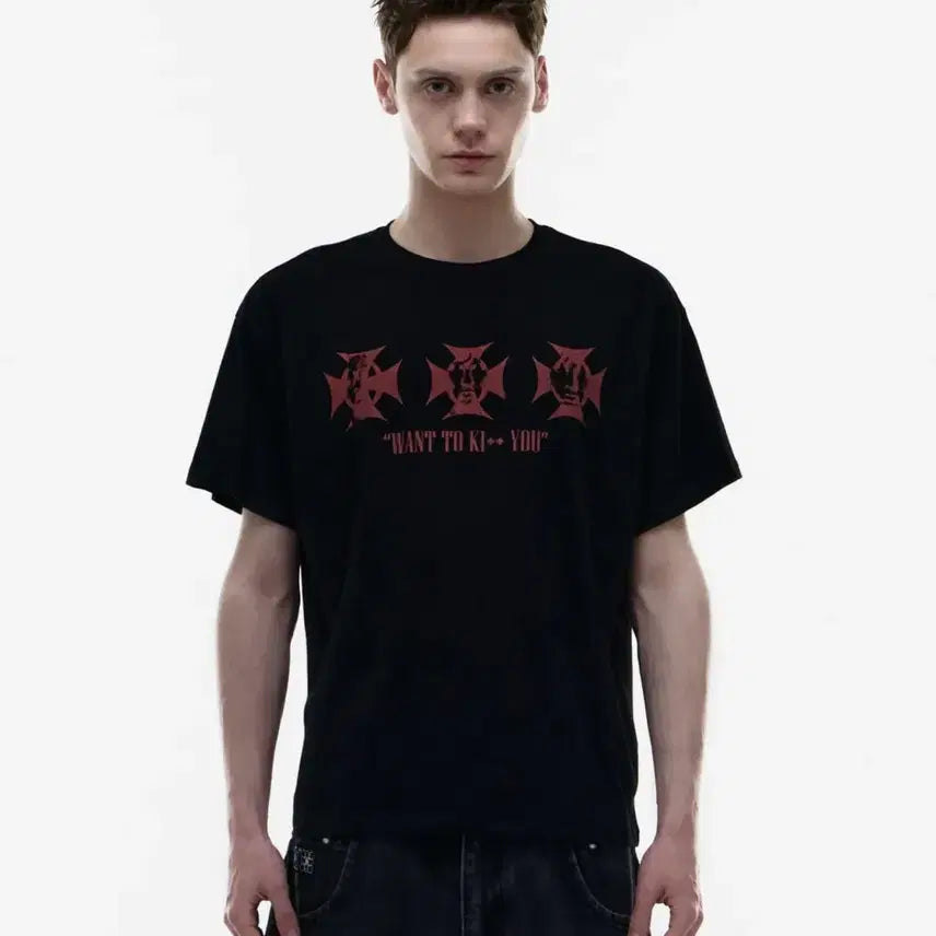 [BUNJANG] Opus 0012 Graphic T-Shirt Black / 오퍼스 0012