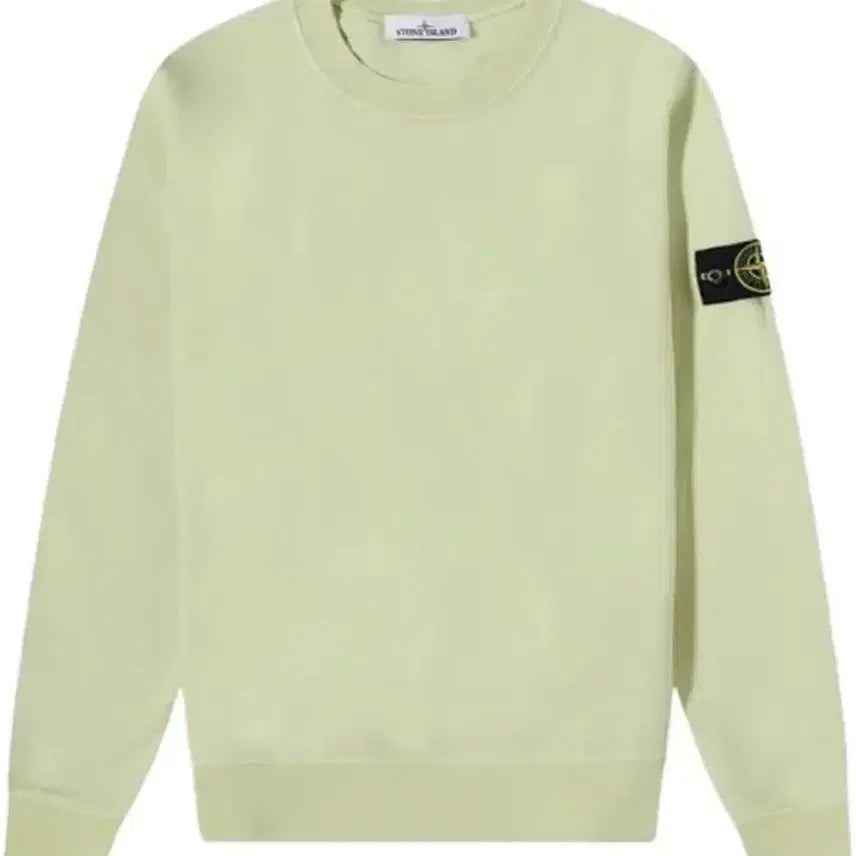 [BUNJANG] Stone Island Sweatshirt Light Yellow / 스톤아일랜드 스웻셔츠