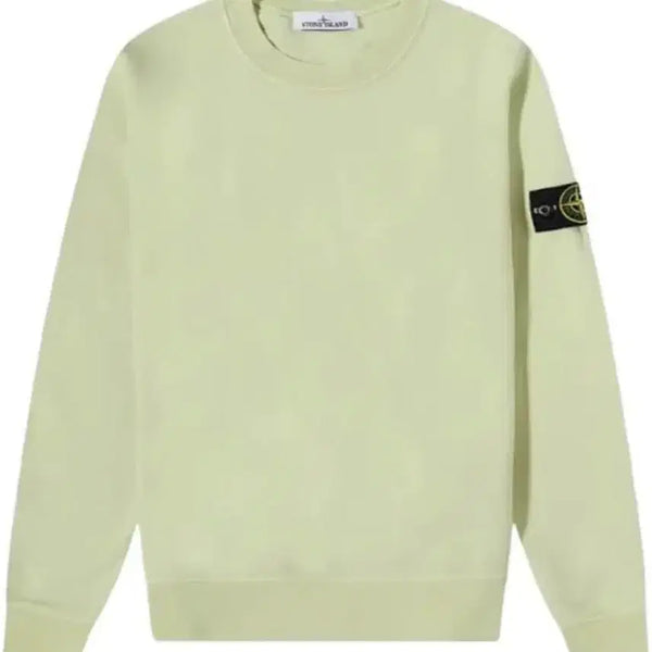 [BUNJANG] Stone Island Sweatshirt Light Yellow / 스톤아일랜드 스웻셔츠
