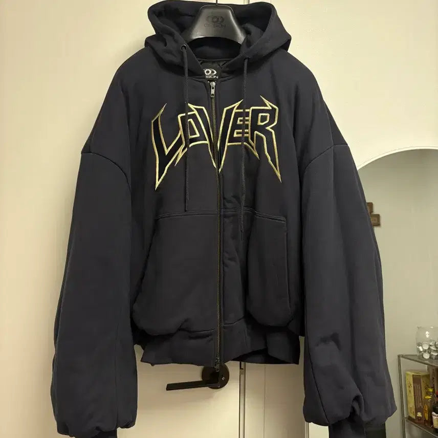 [BUNJANG] Civision Lovers Padded Zip-Up Midnight Navy / [2] Civision (CSC) 러버스 패디드 집업 미드나이트 네이비