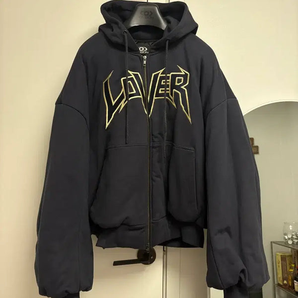 [BUNJANG] Civision Lovers Padded Zip-Up Midnight Navy / [2] Civision (CSC) 러버스 패디드 집업 미드나이트 네이비