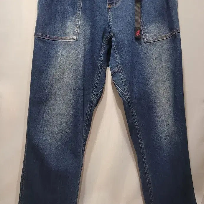 [BUNJANG] Gramicci Denim Pants with Black Belt / 그라미치 데님 팬츠  블랙 벨트