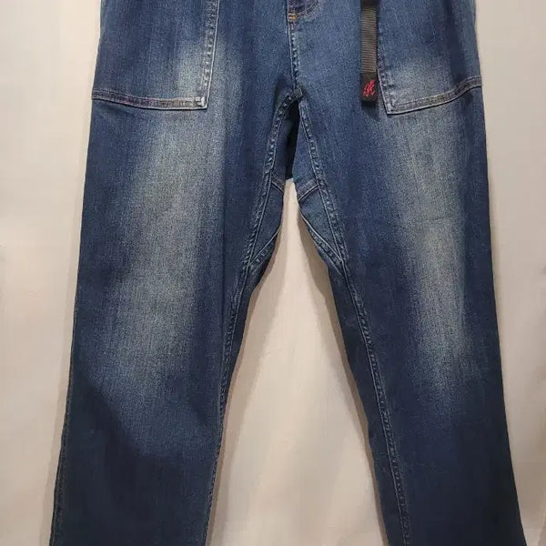 [BUNJANG] Gramicci Denim Pants with Black Belt / 그라미치 데님 팬츠  블랙 벨트
