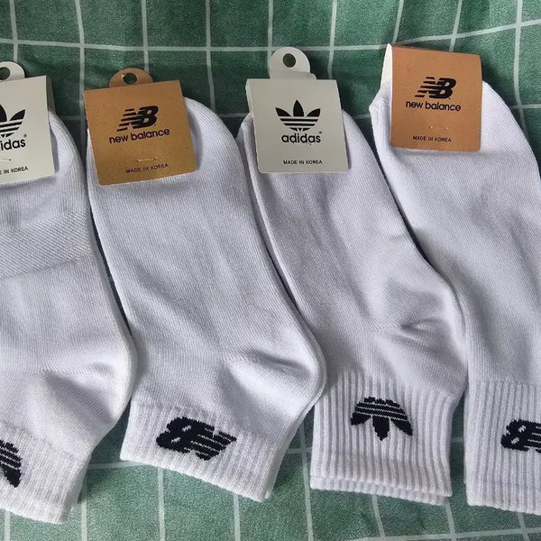 [BUNJANG] Adidas New Balance Unisex Crew Socks (10 Pairs) / 아디다스 뉴발란스 단목  10켤레