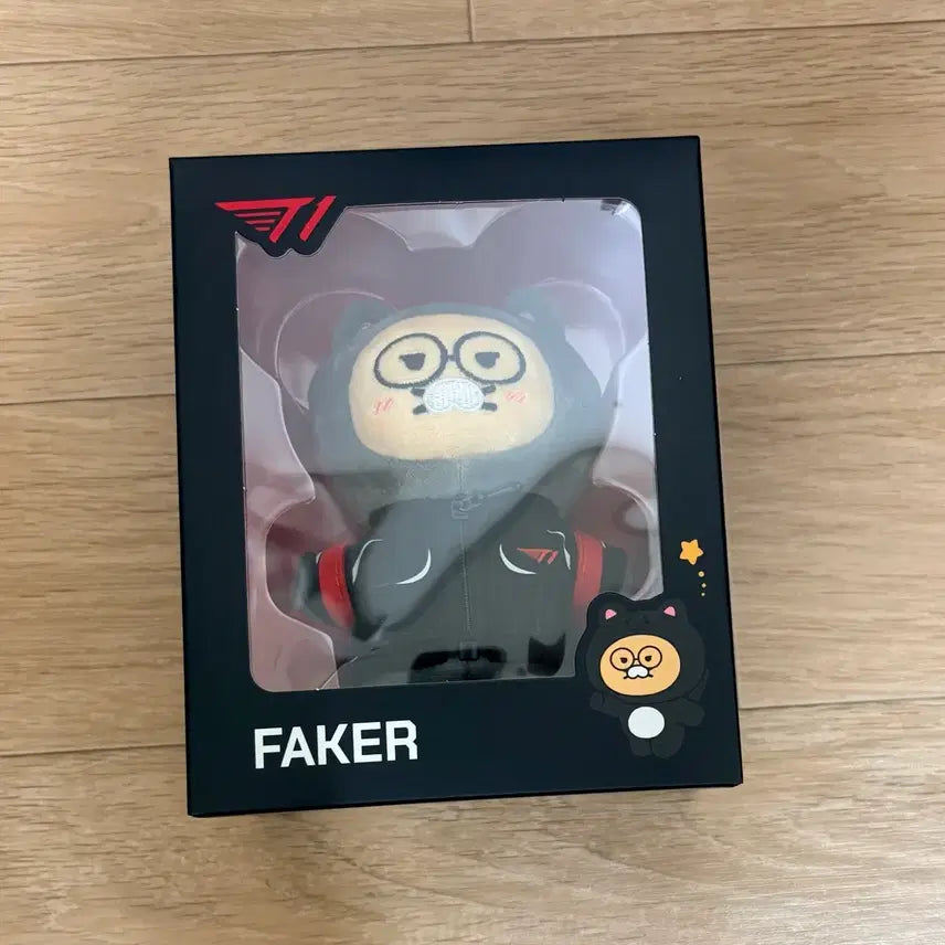 [BUNJANG] T1 Faker Kakao Friends Keyring Doll / T1 티원 페이커 카카오프렌즈 키링인형