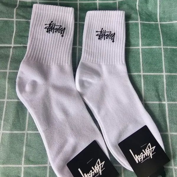 [BUNJANG] Stussy Unisex Mid-Calf Socks (10 Pairs) / 스투시 남,여 중목 양말 10켤레