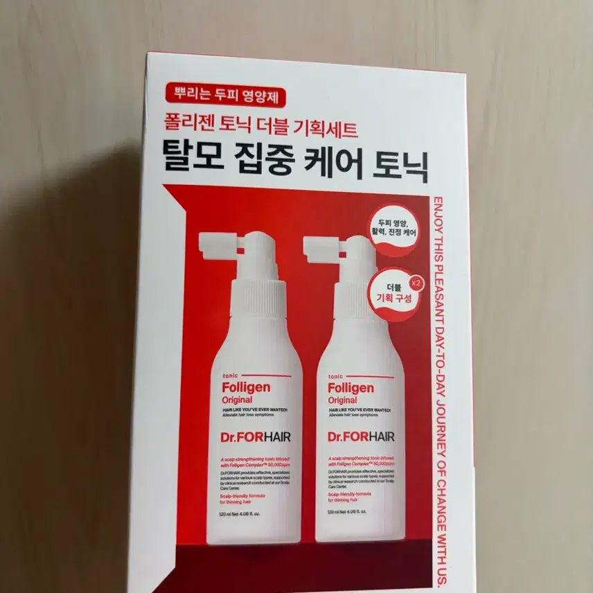 [BUNJANG] Dr. For Hair Poligen Tonic Double Set (120ml + 120ml) / [새상품] 닥터포헤어 폴리젠 토닉 더블 기획세트(120+120ml)