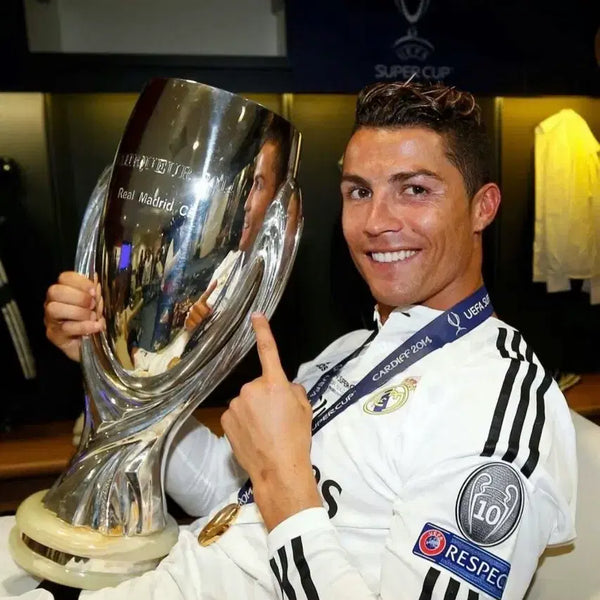 [BUNJANG] Real Madrid Cristiano Ronaldo 2014-15 Long Sleeve Official Player Issue Football Jersey / 14-15 레알마드리드 호날두 긴팔 유니폼