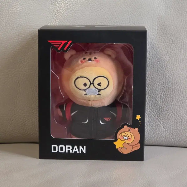 [BUNJANG] Kakao Friends Chunsik Doran Doll Keychain with Photocard / T1 춘식 도란 인형 키링 포토카드 포함 카카오프렌즈