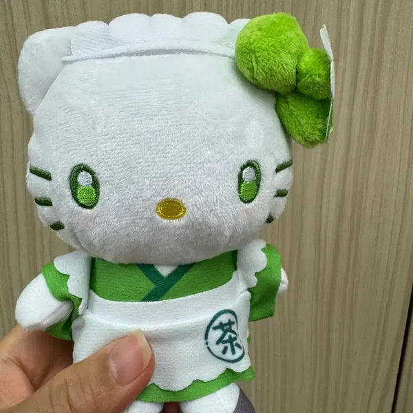 [BUNJANG] Sanrio Hello Kitty Green Tea Mascot Keyring / 일본정품 산리오 헬로키티 녹차 키링 마코 새상품