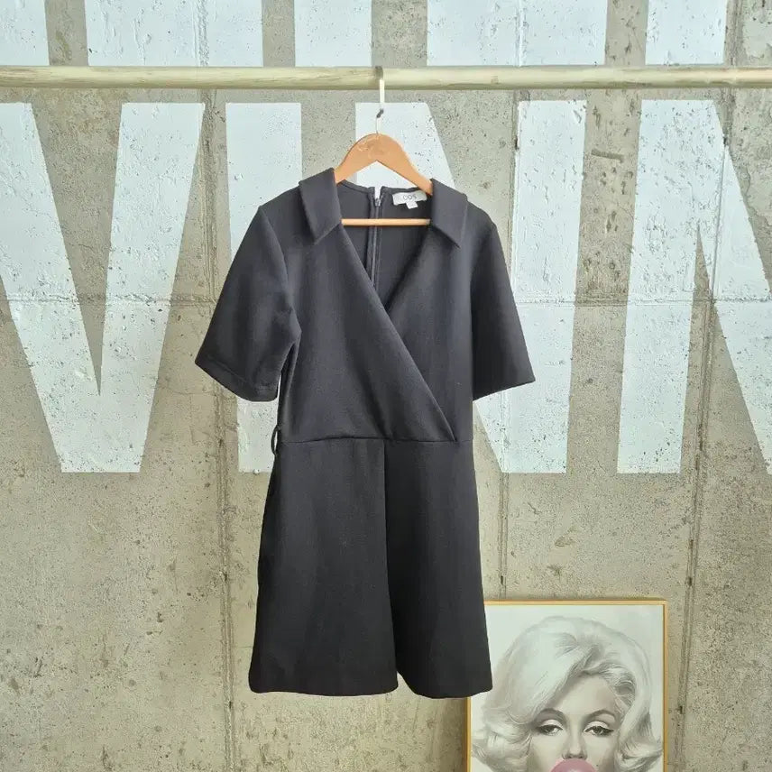 [BUNJANG] COS Black Jersey Jumpsuit Shorts S / 행사)COS 세련되고 편한 반바지 점퍼수트