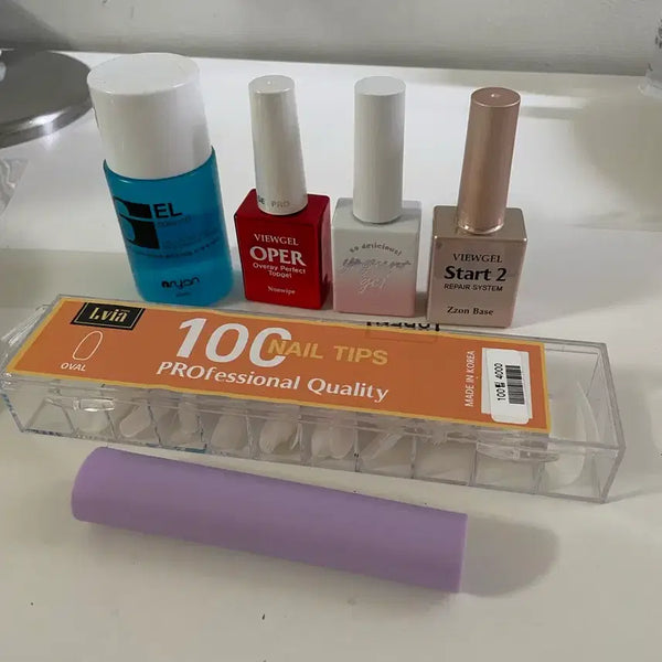 [BUNJANG] Gel Nail Art Set with Mini Lamp / 젤네일 세트