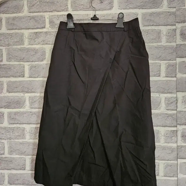 [BUNJANG] SIYAZU Black Pleated Long Skirt Size 1 / SIYAZU 블랙 앞주름 롱스커트1사이즈/알뜰한여우