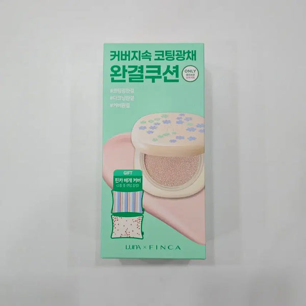 [BUNJANG] LUNA Long Lasting Conceal Cushion 21N Set / 루나 롱래스팅 컨실 쿠션 21n (본품,리필, 핀카 베개커버)