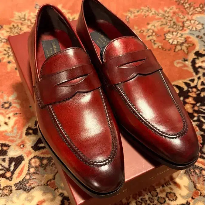[BUNJANG] To Boot New York Burgundy Leather Loafers Size 10 / [10] To Boot New York 로퍼
