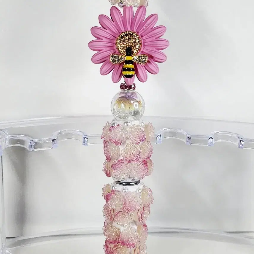 [BUNJANG] Handmade Honey Bee Flower Ballpoint Pen / 꿀벌꽃 수제 볼펜
